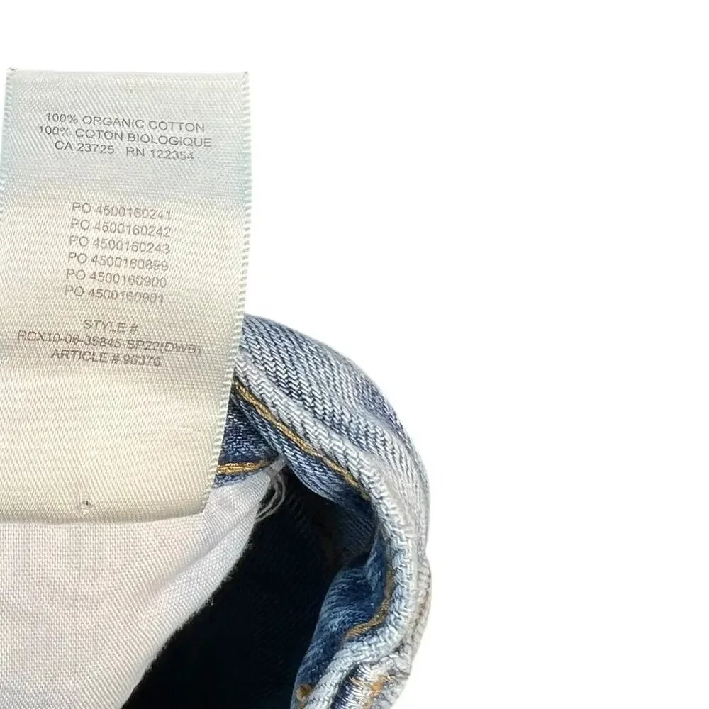 Aritzia‎ Denim Forum The Joni Loose Long Short High Rise Denim Blue Size 25
